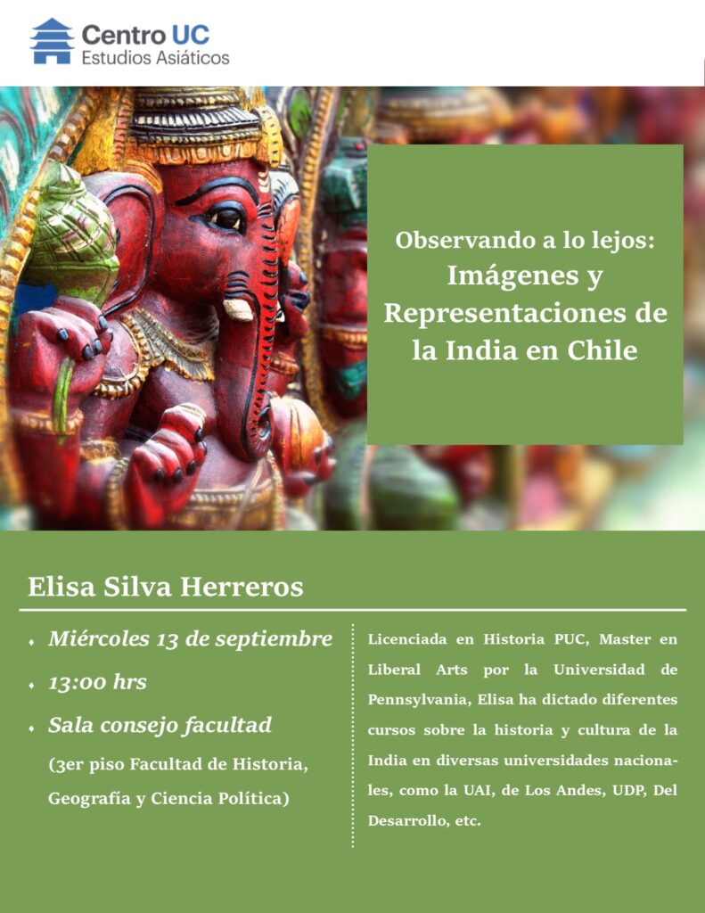 Seminario: “Observando a lo lejos: Imágenes y Representaciones de la India en Chile”