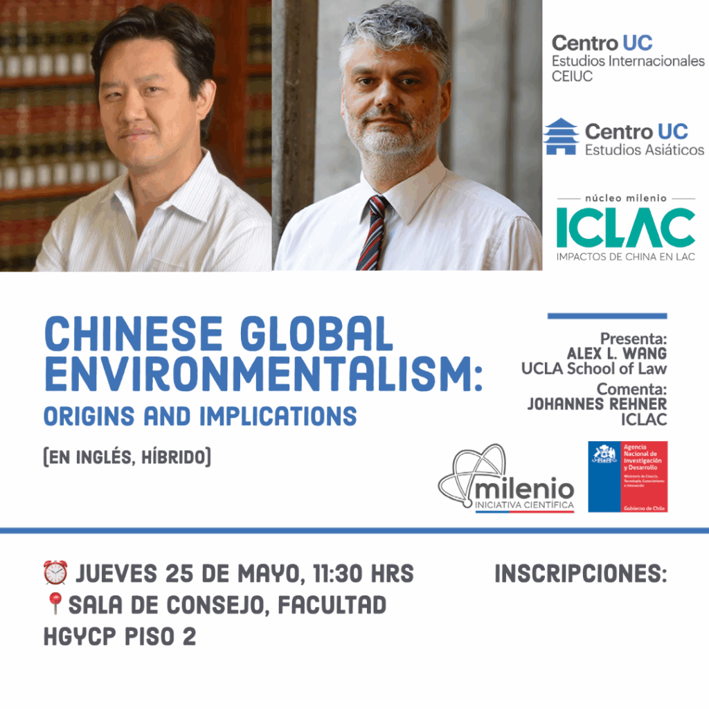 Chinese Global Evironmentalism: Origins and Implications