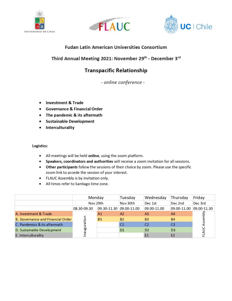 FLAUC – Third Annual Meeting 2021: Transpacific Relationship