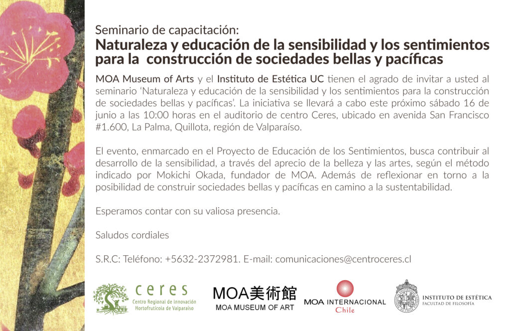 Invitación Seminario MOA, V Región