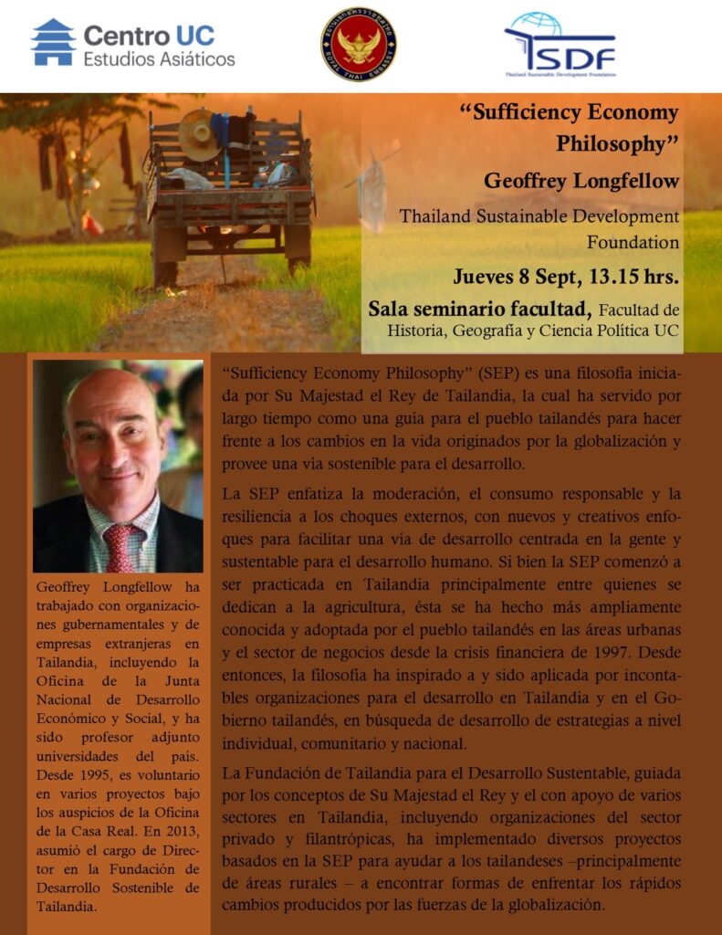 Charla: Sufficiency Economy Philosophy