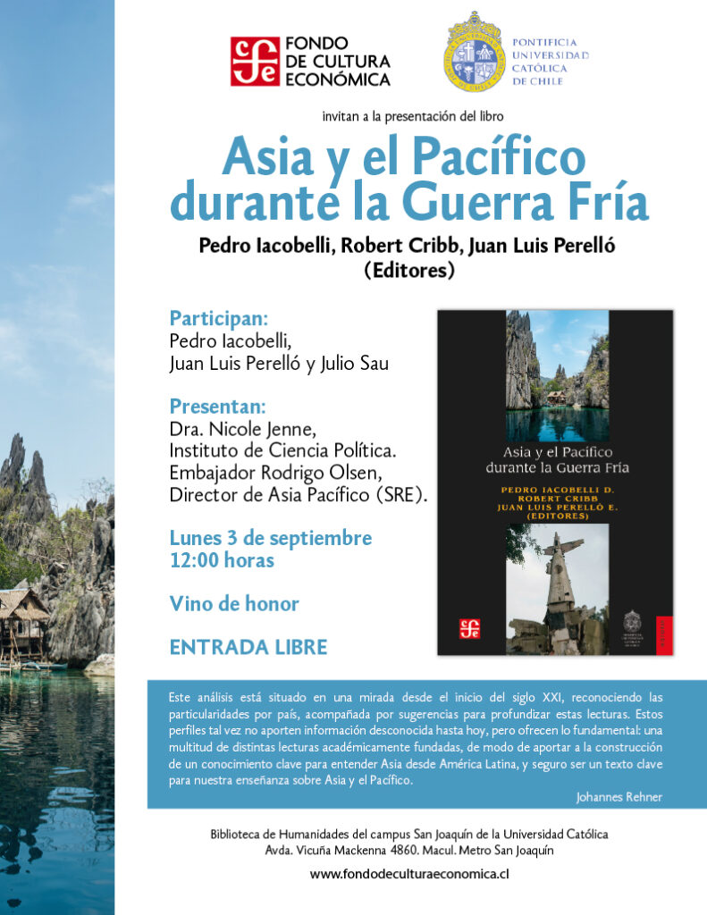 Presentación Libro: Asia y el Pacífico Durante la Guerra Fría