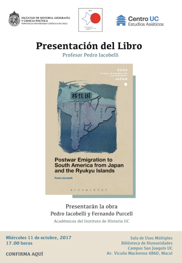 Presentación Libro: Postwar Emigration to South America from Japan and the Ryukyu Islands