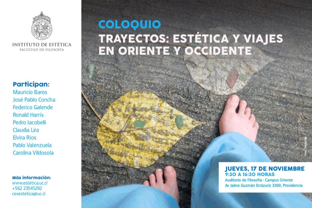 Coloquio “Trayectos: estética y viajes en Oriente y Occidente